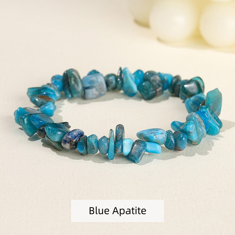 Natural Crystal Stone Chips Bracelets Healing Bracelet