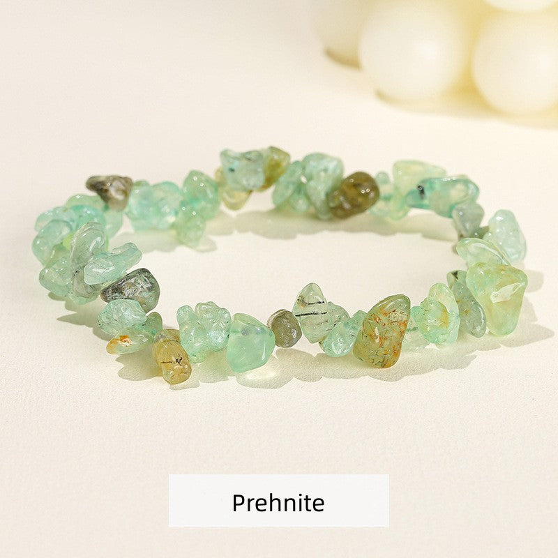 Natural Crystal Stone Chips Bracelets Healing Bracelet