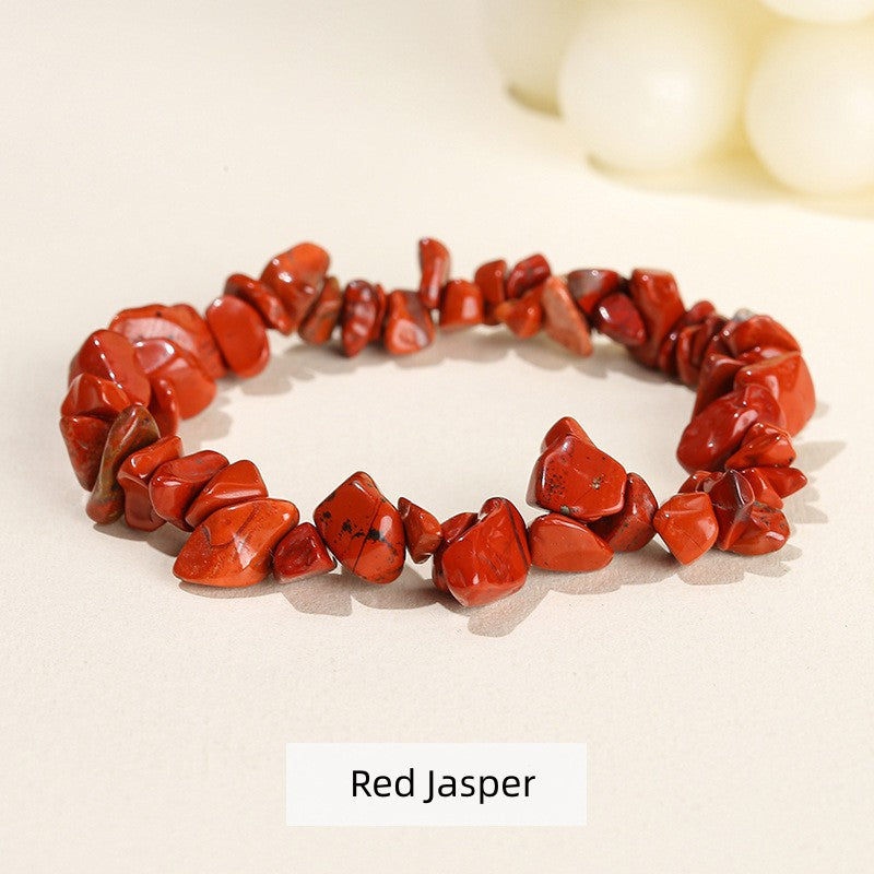 Natural Crystal Stone Chips Bracelets Healing Bracelet