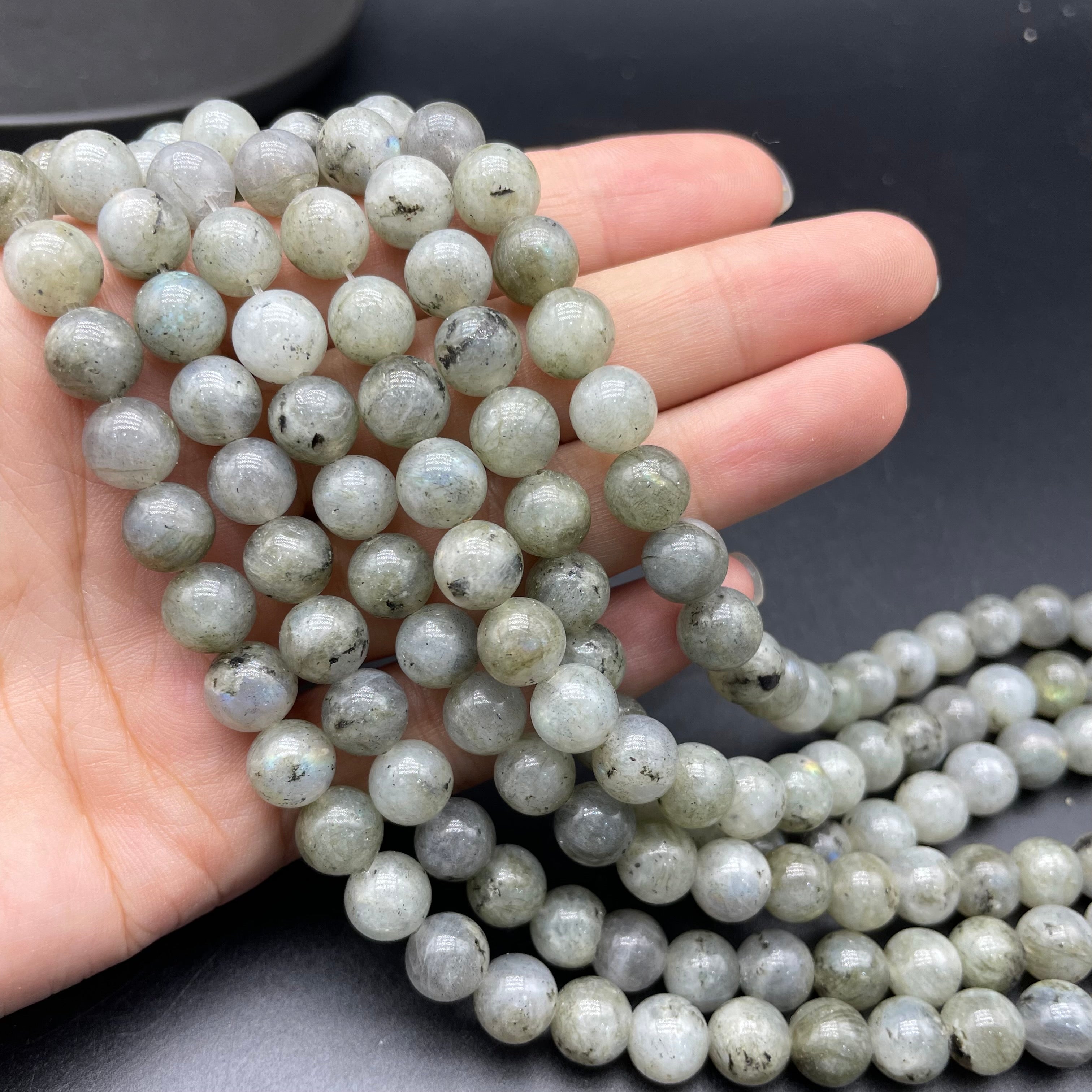 Labradorite Beads Strands Loose Beads Jewelry DIY Bracelets