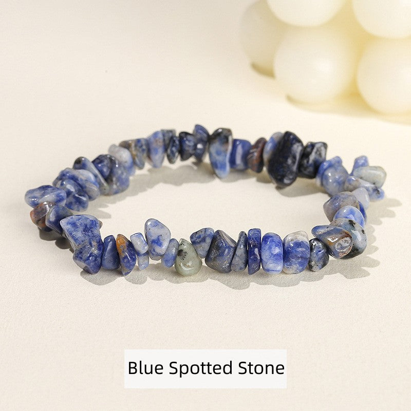 Natural Crystal Stone Chips Bracelets Healing Bracelet