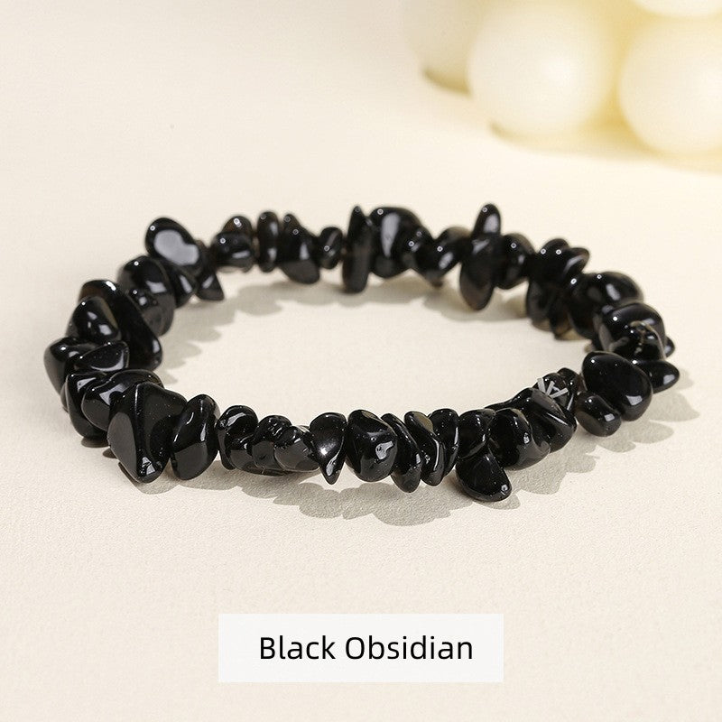 Natural Crystal Stone Chips Bracelets Healing Bracelet