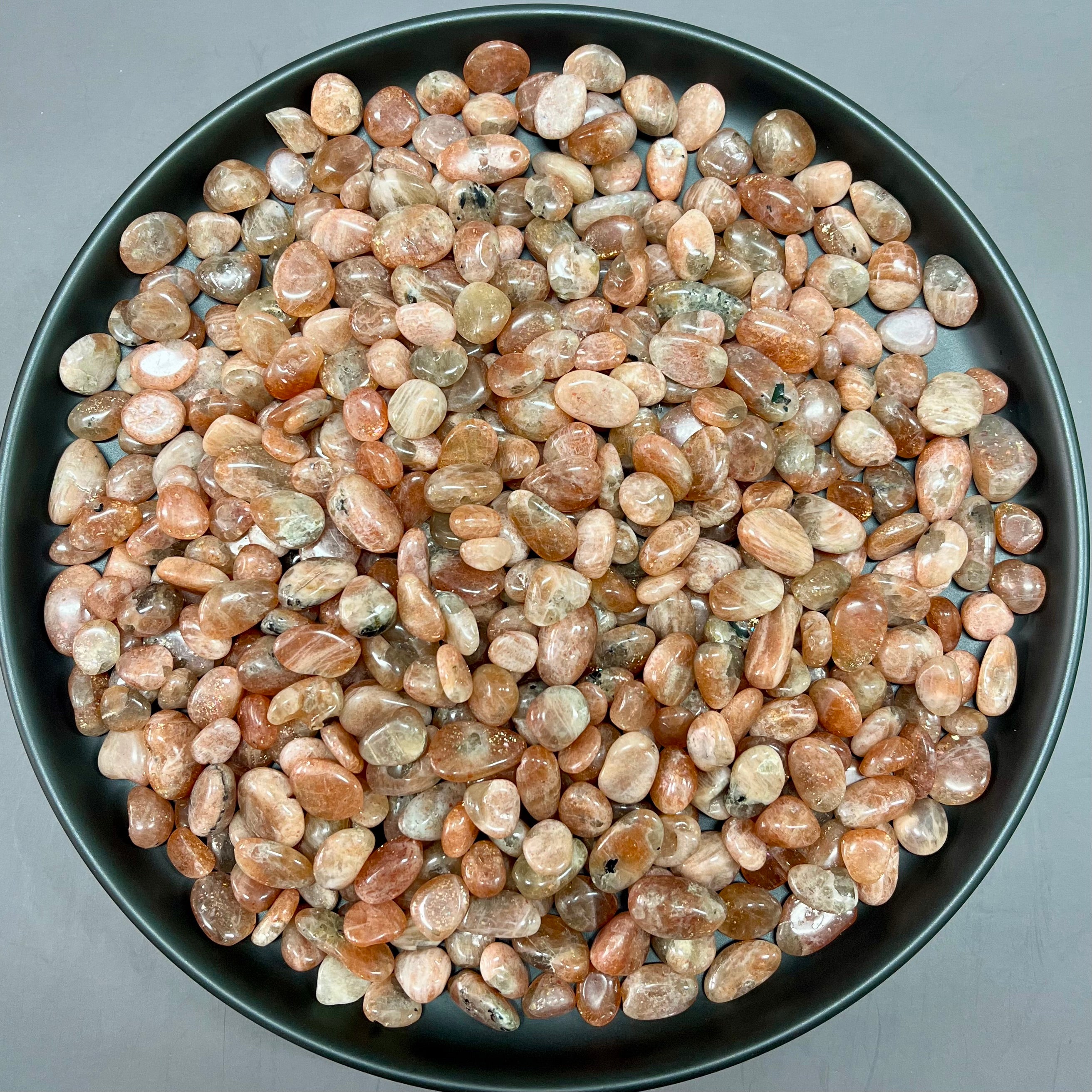 Natural Golden Sunstone Pebbles Chips Wholesale