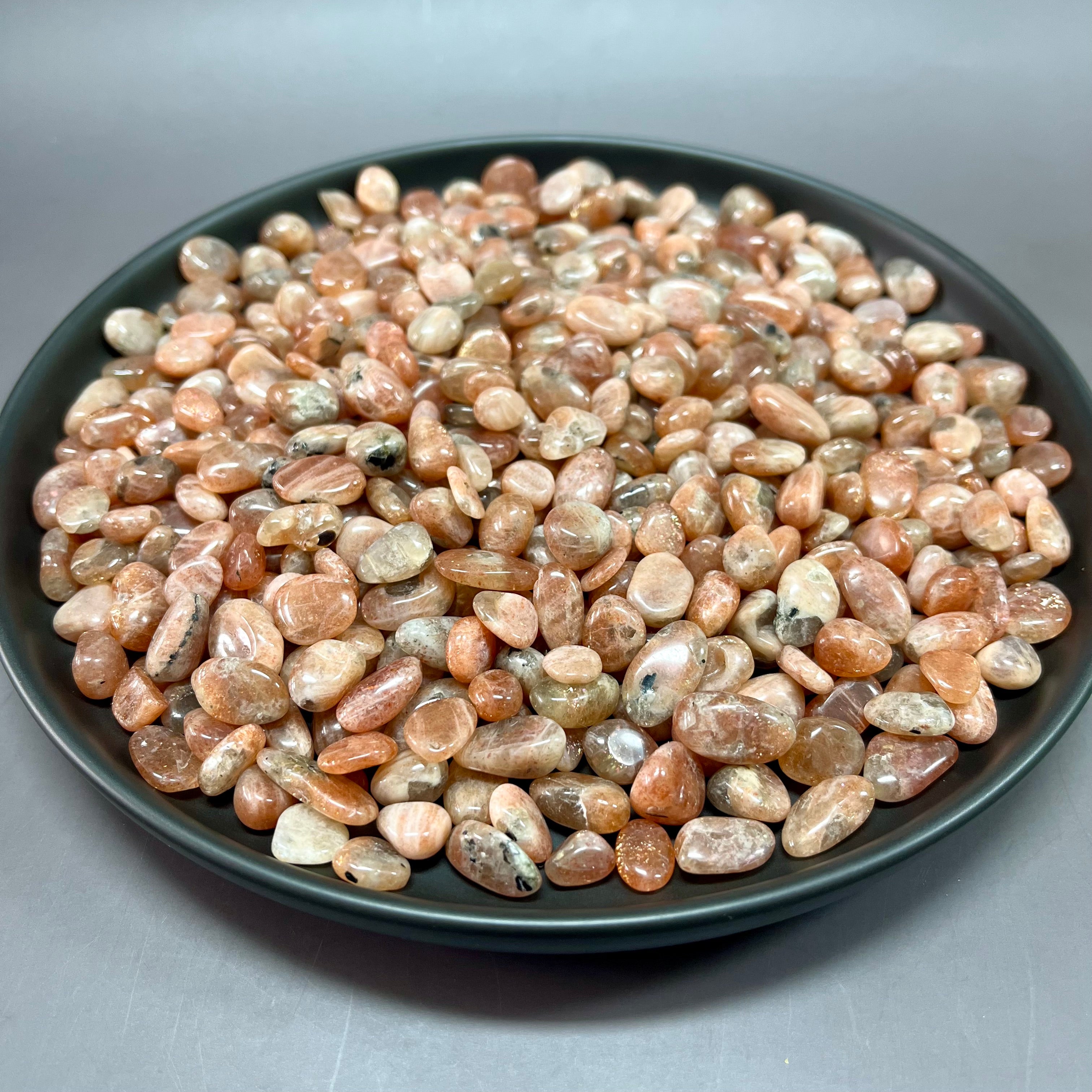 Natural Golden Sunstone Pebbles Chips Wholesale