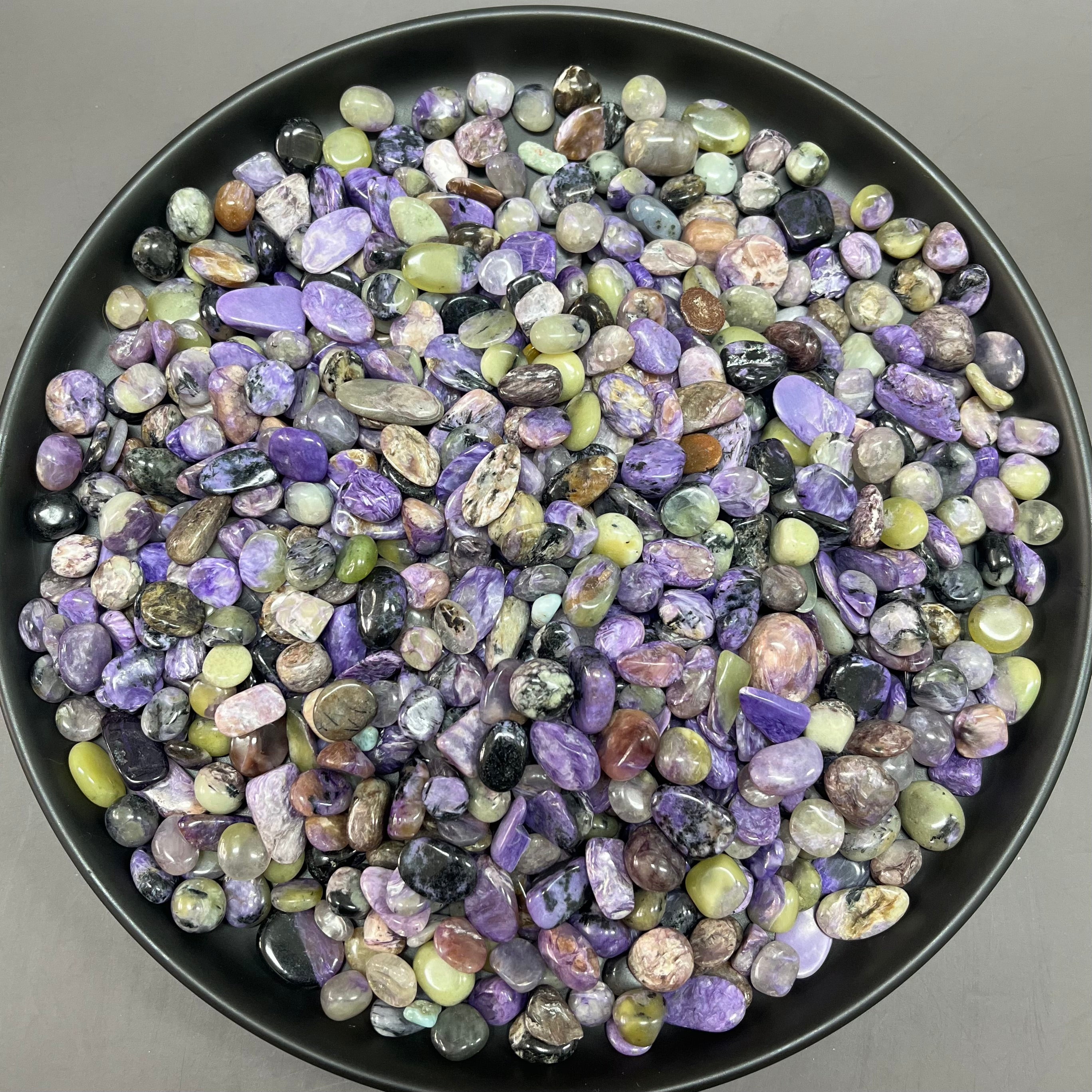 Natural Charoite Pebbles Chips Wholesale