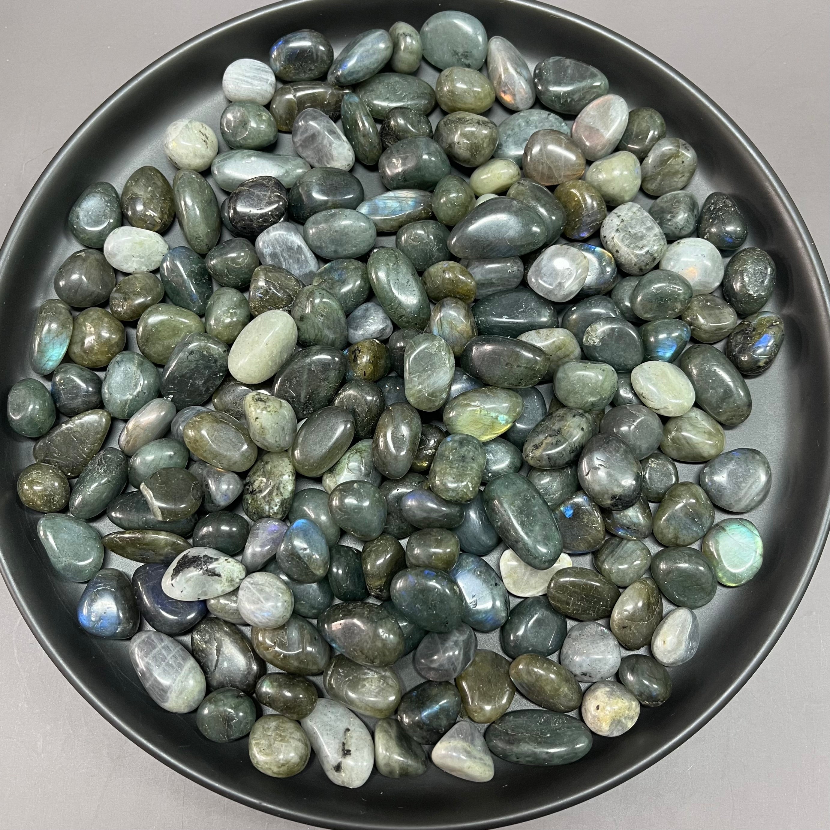 Natural Labradorite Pebbles Chips Wholesale