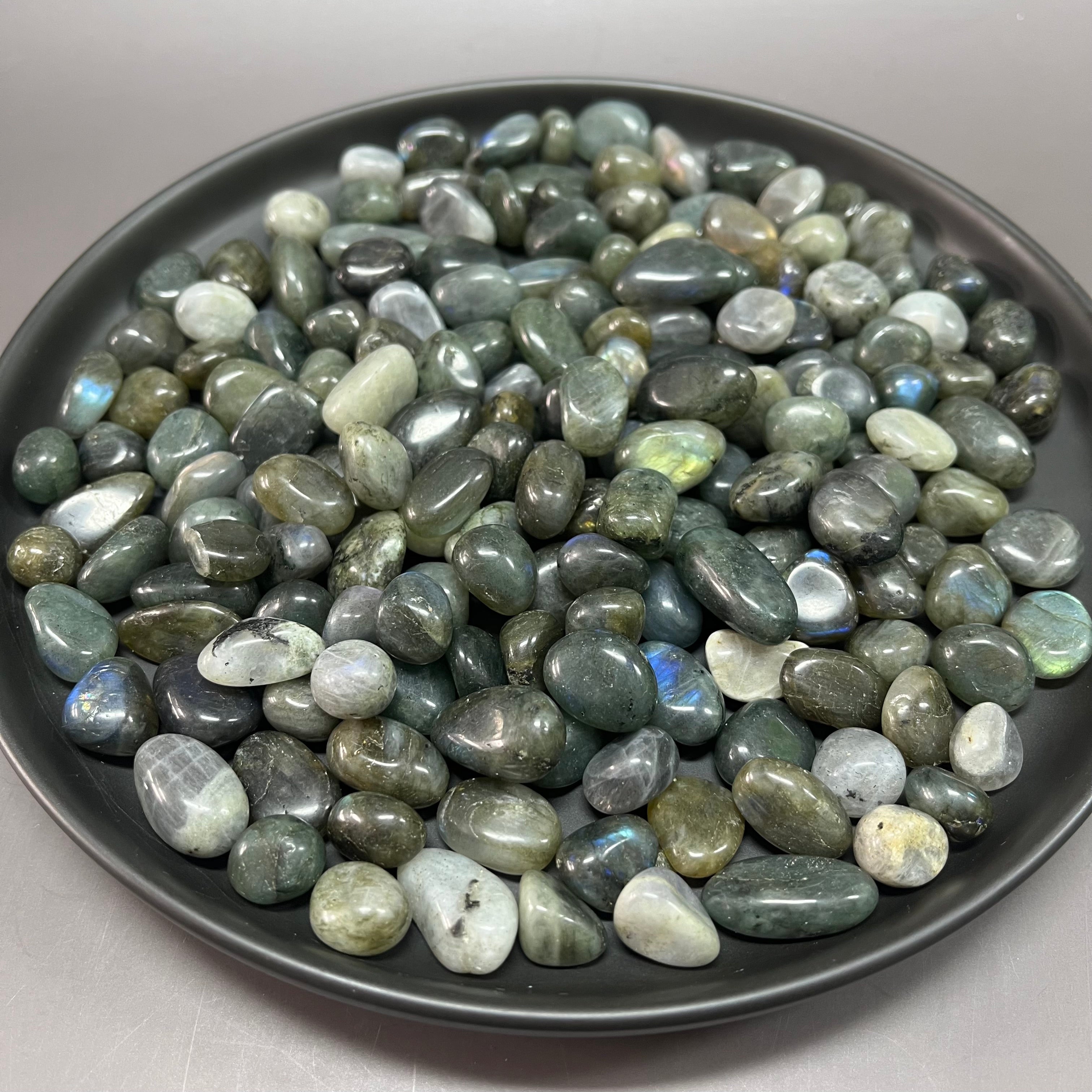 Natural Labradorite Pebbles Chips Wholesale
