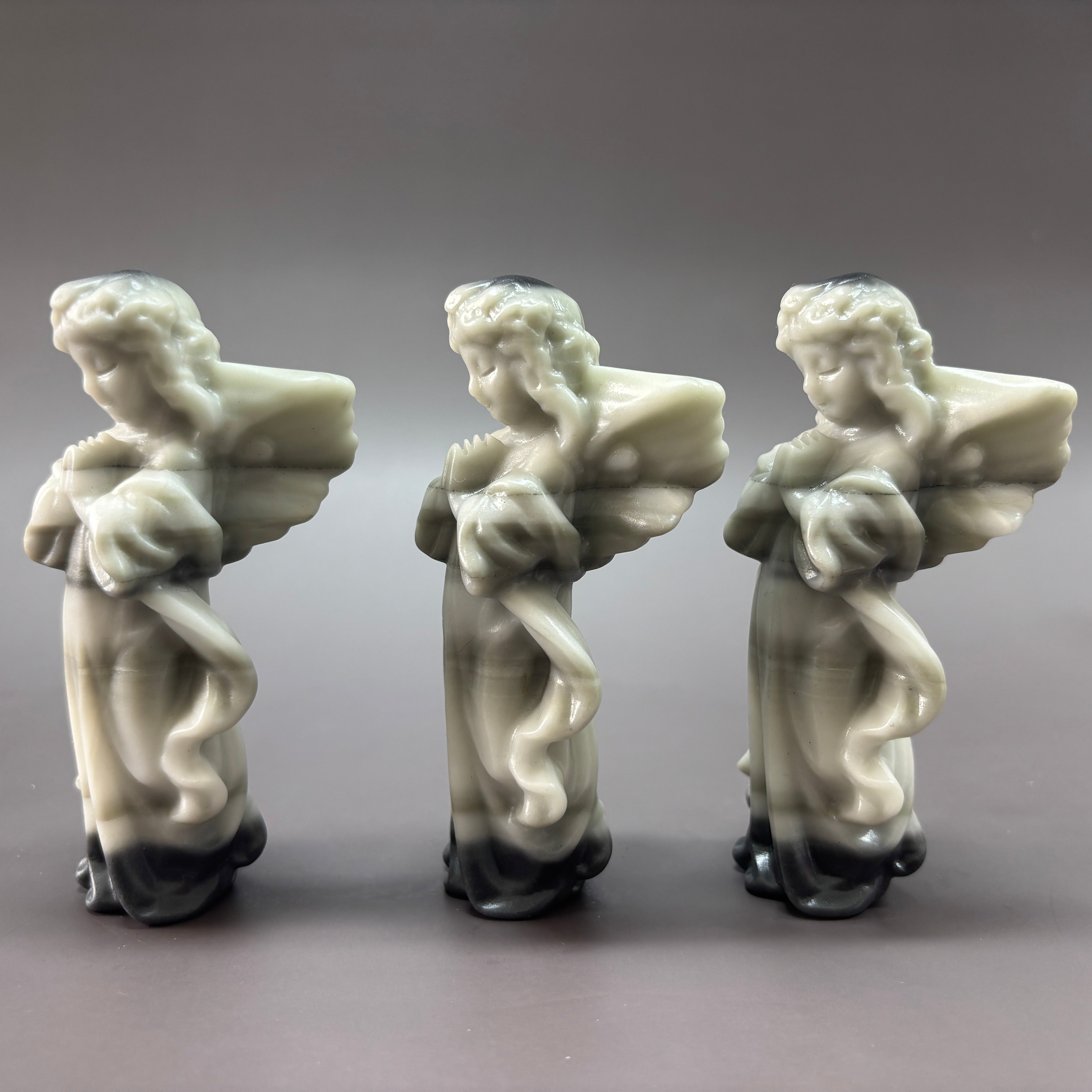 Angel Natural Taiji Jasper Crystal Carving