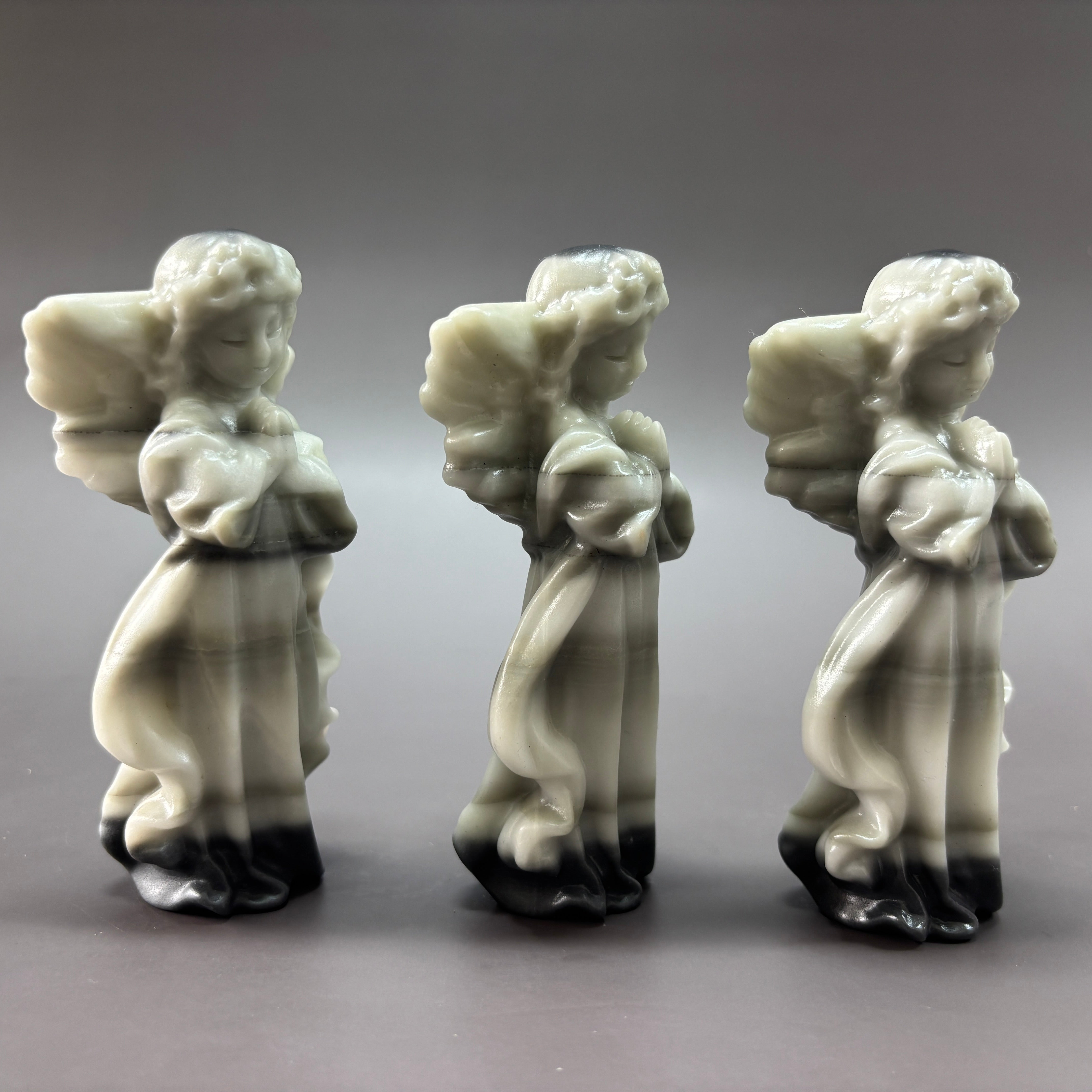 Angel Natural Taiji Jasper Crystal Carving