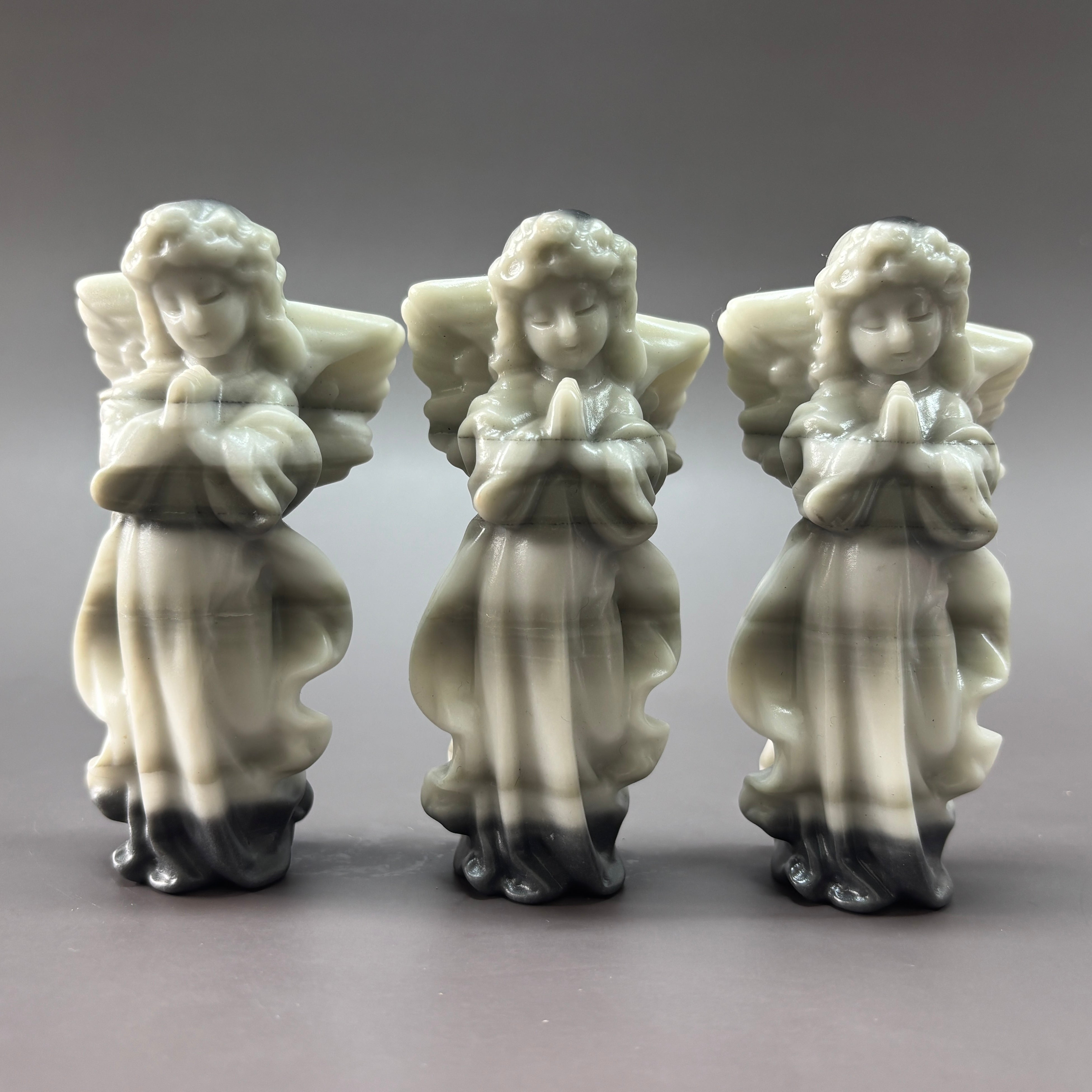 Angel Natural Taiji Jasper Crystal Carving