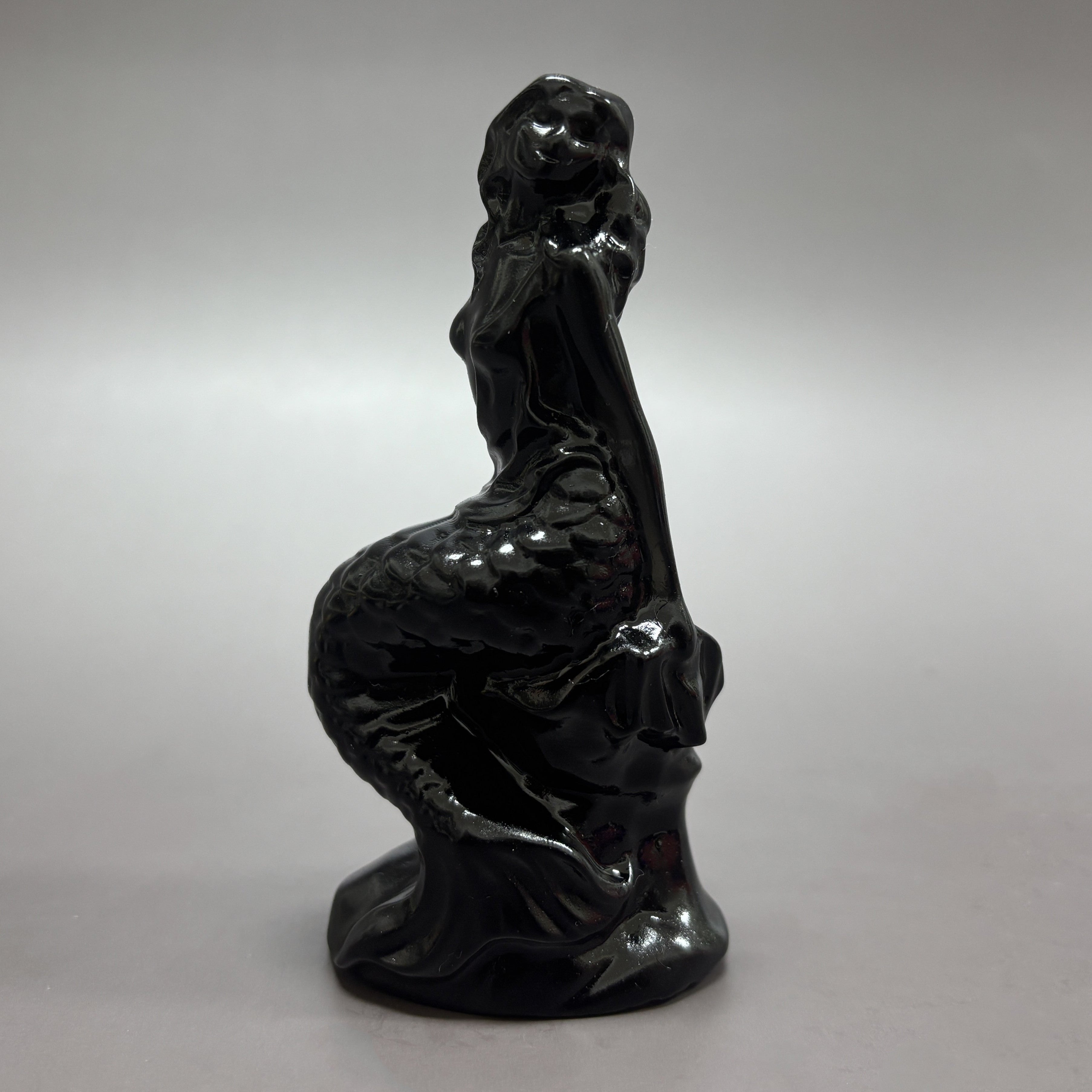 Natural Stone Mermaid Carving Table Decor Wholesale