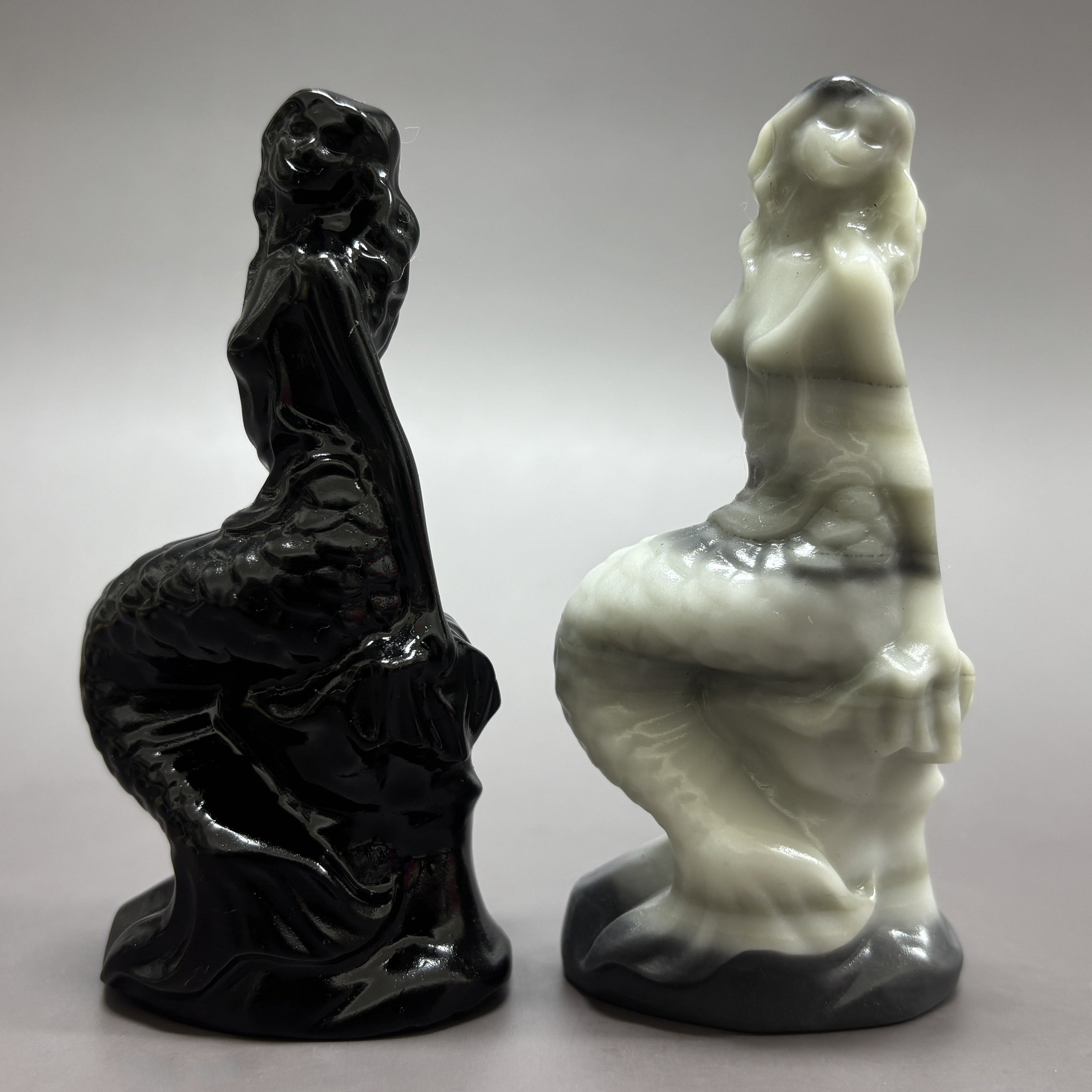 Natural Stone Mermaid Carving Table Decor Wholesale