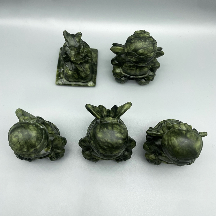 10CM Serpentine Ninja Turtles Figures Set Carvings