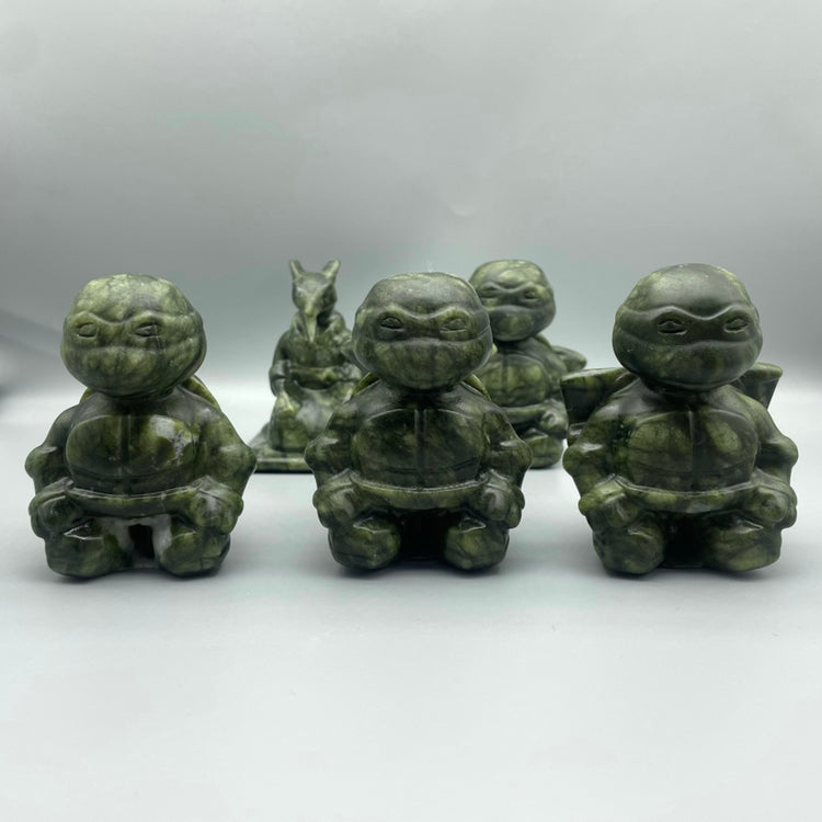 10CM Serpentine Ninja Turtles Carvings