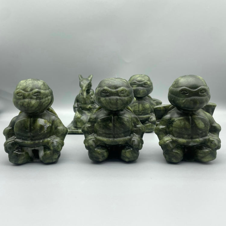 10CM Serpentine Ninja Turtles Carvings