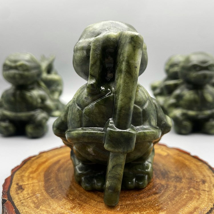10CM Serpentine Ninja Turtles Figures Set Carvings