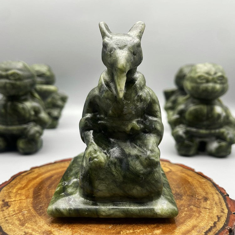 10CM Serpentine Ninja Turtles Figures Set Carvings