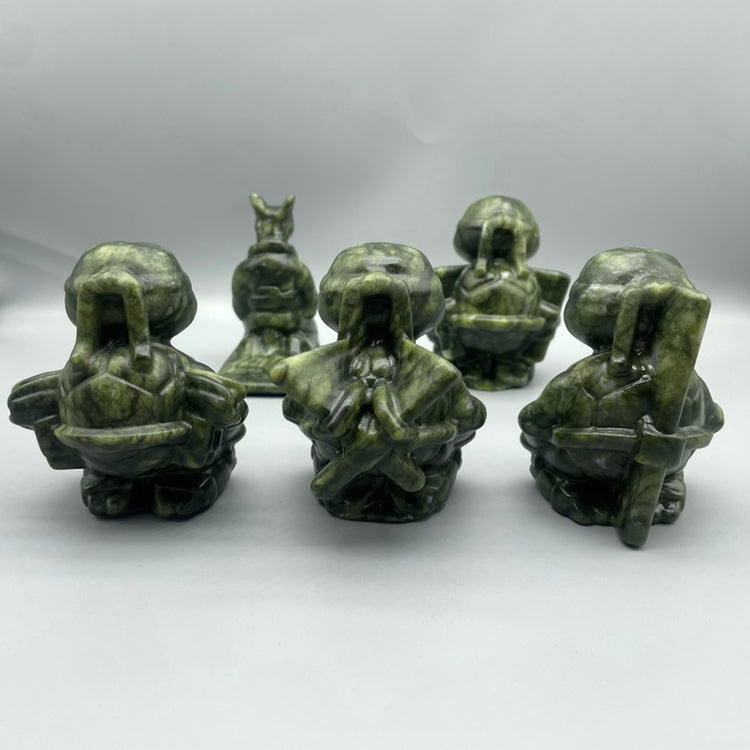 10CM Serpentine Ninja Turtles Carvings