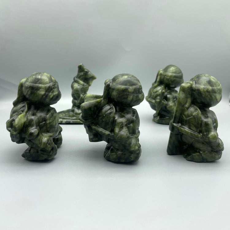 10CM Serpentine Ninja Turtles Carvings