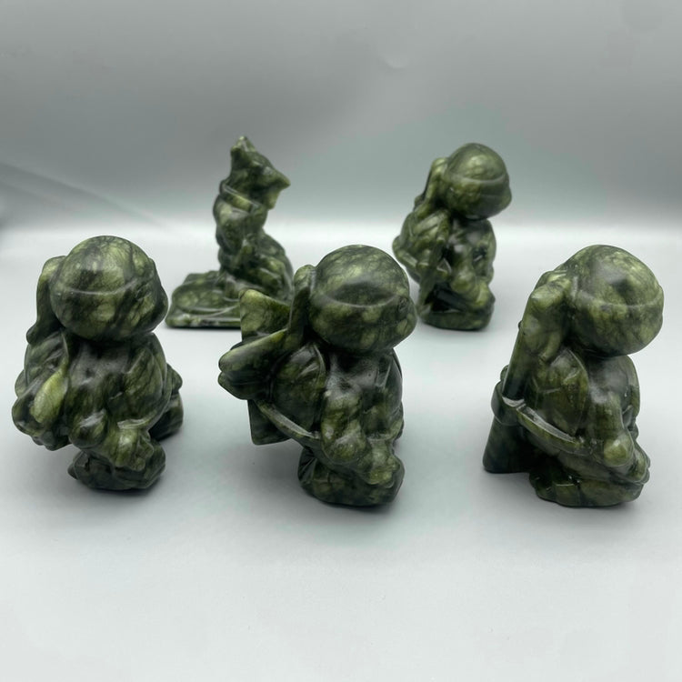 10CM Serpentine Ninja Turtles Carvings