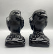 12CM Black Obsidian Eagle Carvings