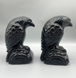 12CM Black Obsidian Eagle Carvings