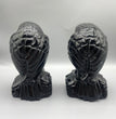 12CM Black Obsidian Eagle Carvings