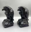 12CM Black Obsidian Eagle Carvings