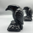 12CM Black Obsidian Eagle Carvings