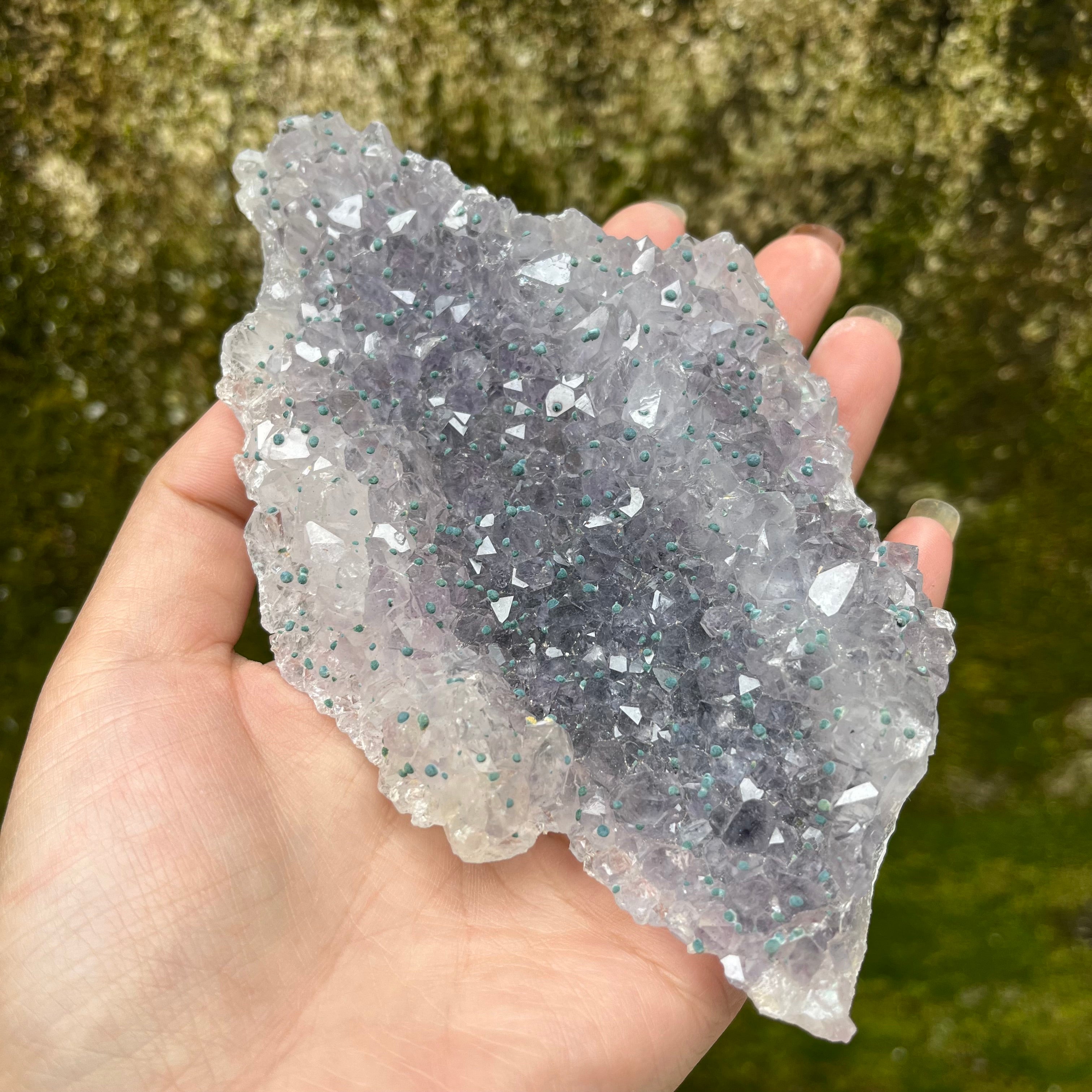 Natural Phantom Quartz Slab Specimen