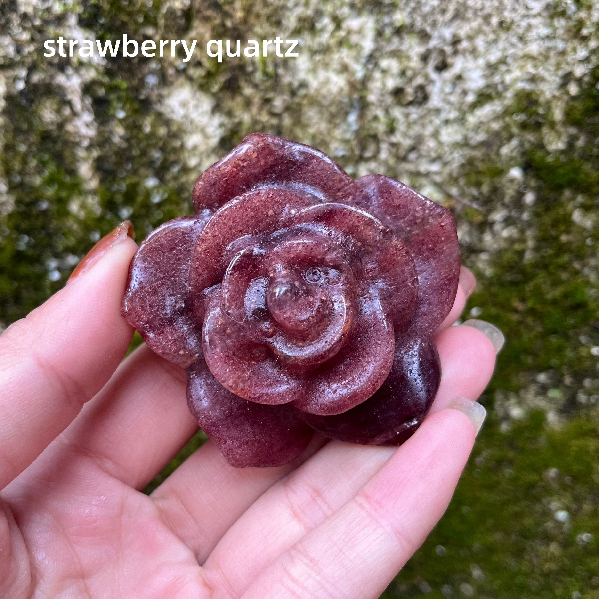 Natural Stone Flower Carving