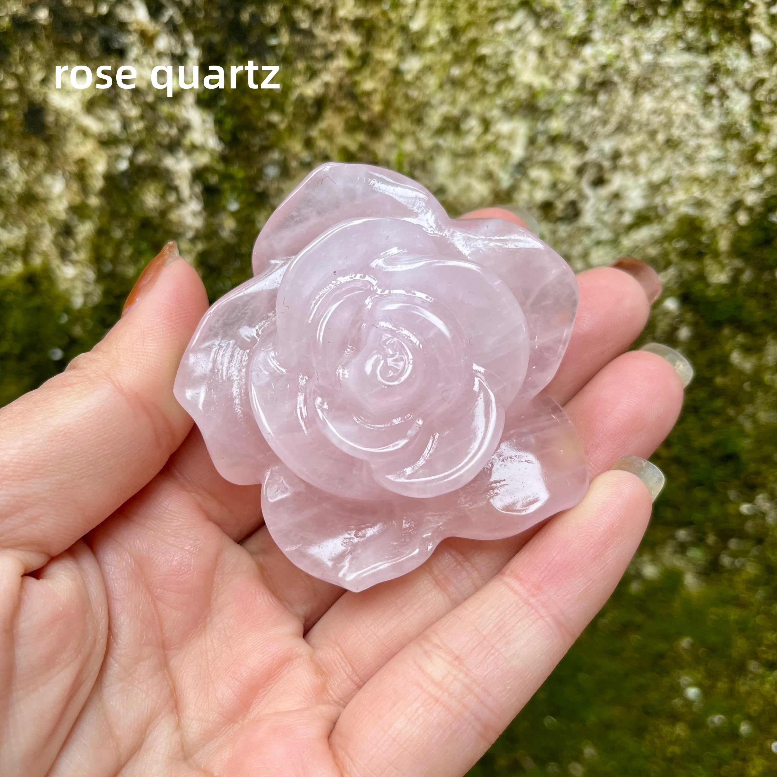 Natural Stone Flower Carving