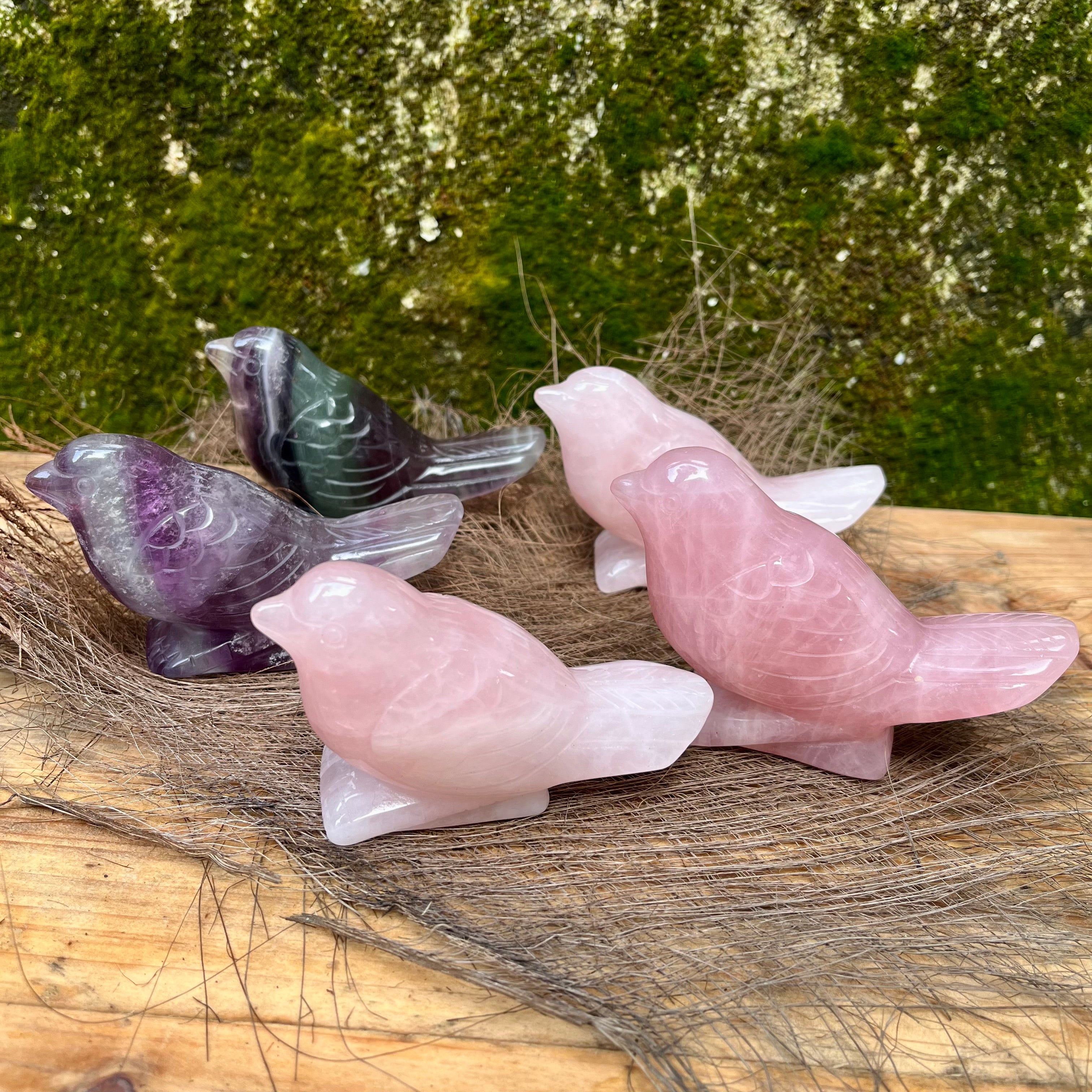 Natural Stone Bird Carving