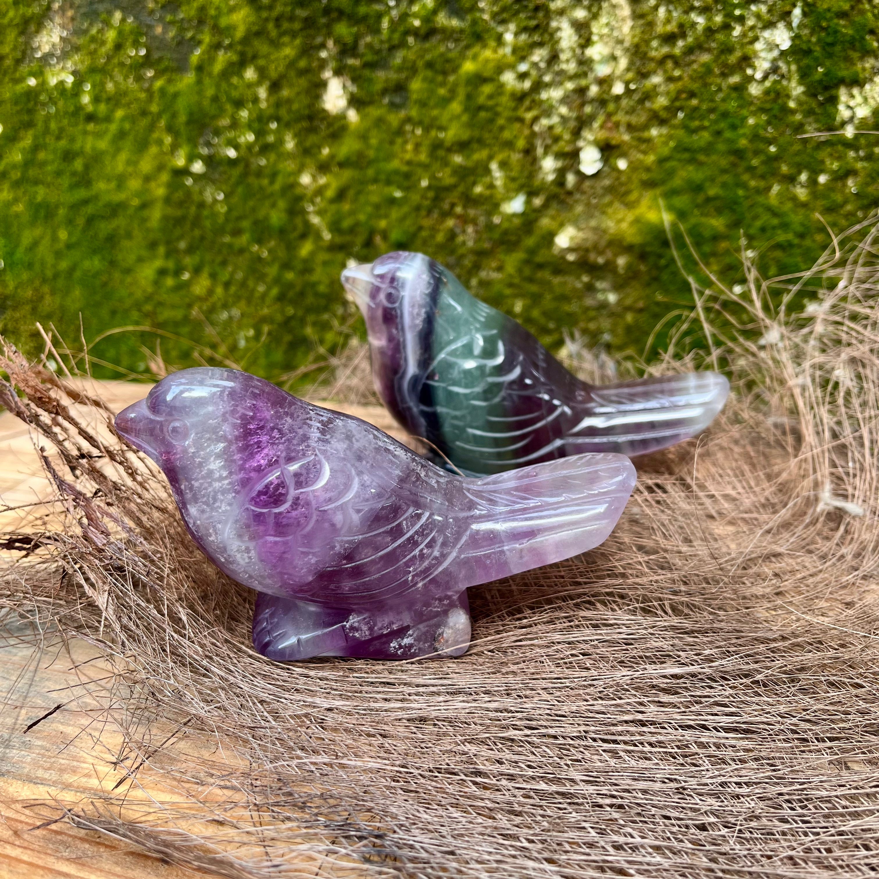 Natural Stone Bird Carving