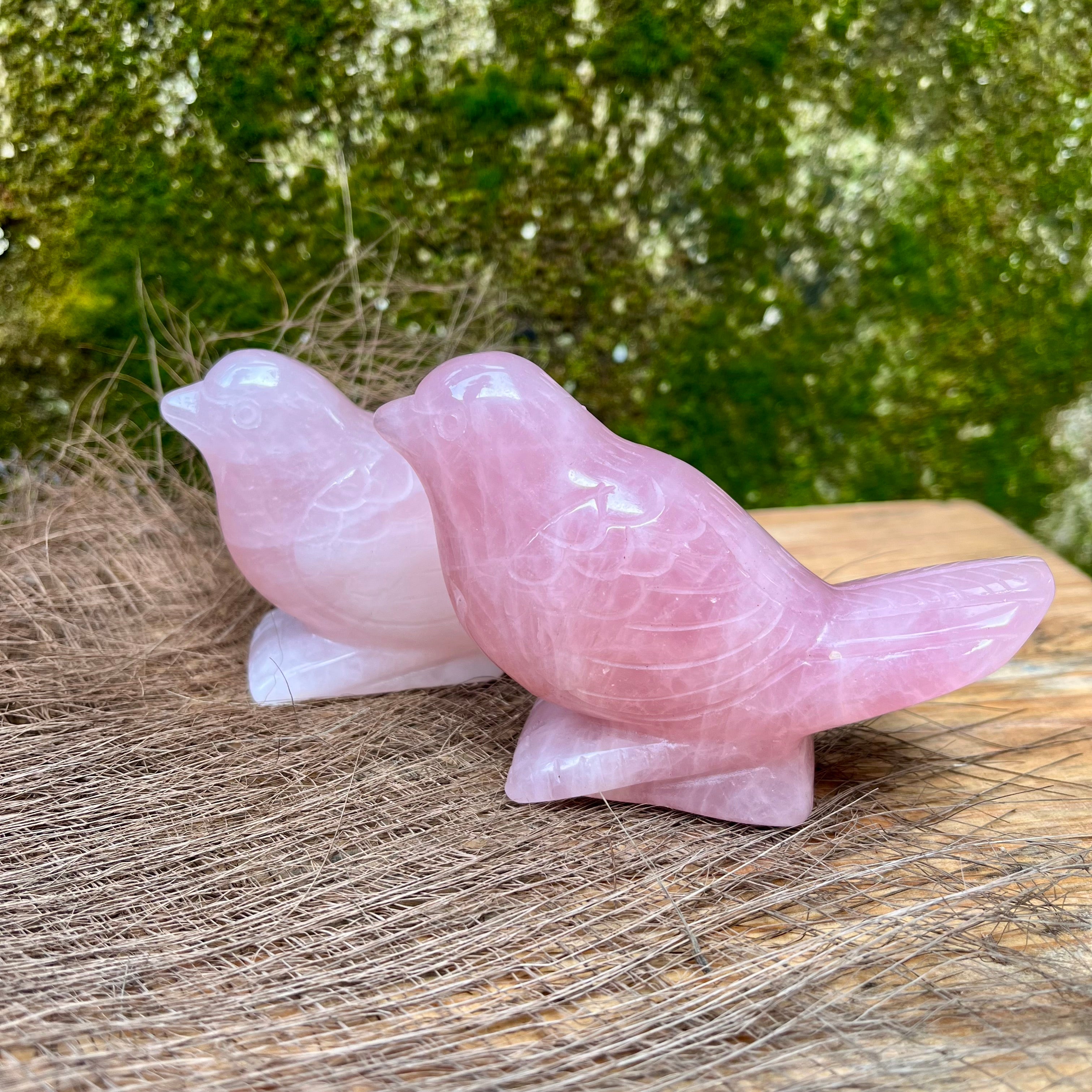 Natural Stone Bird Carving