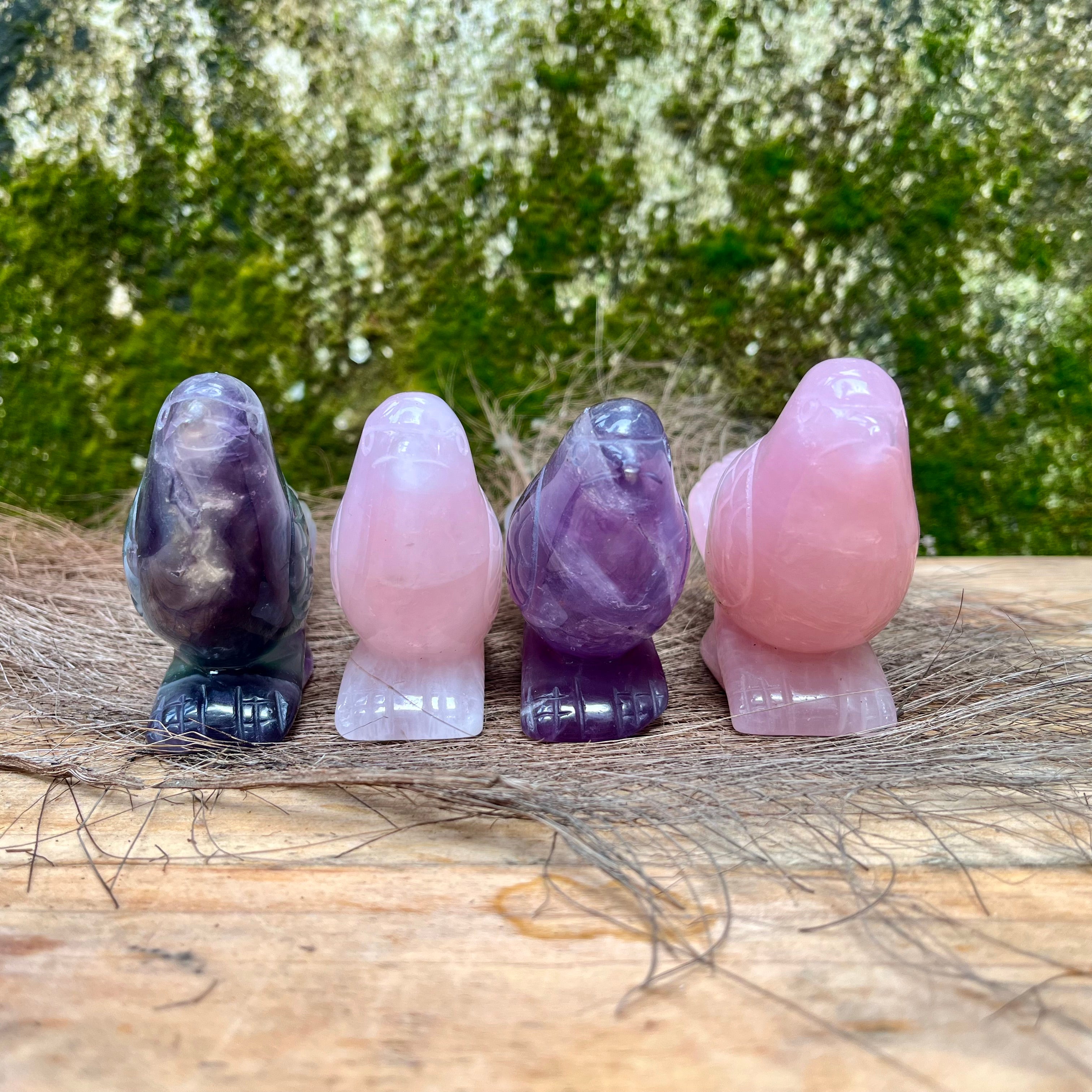 Natural Stone Bird Carving