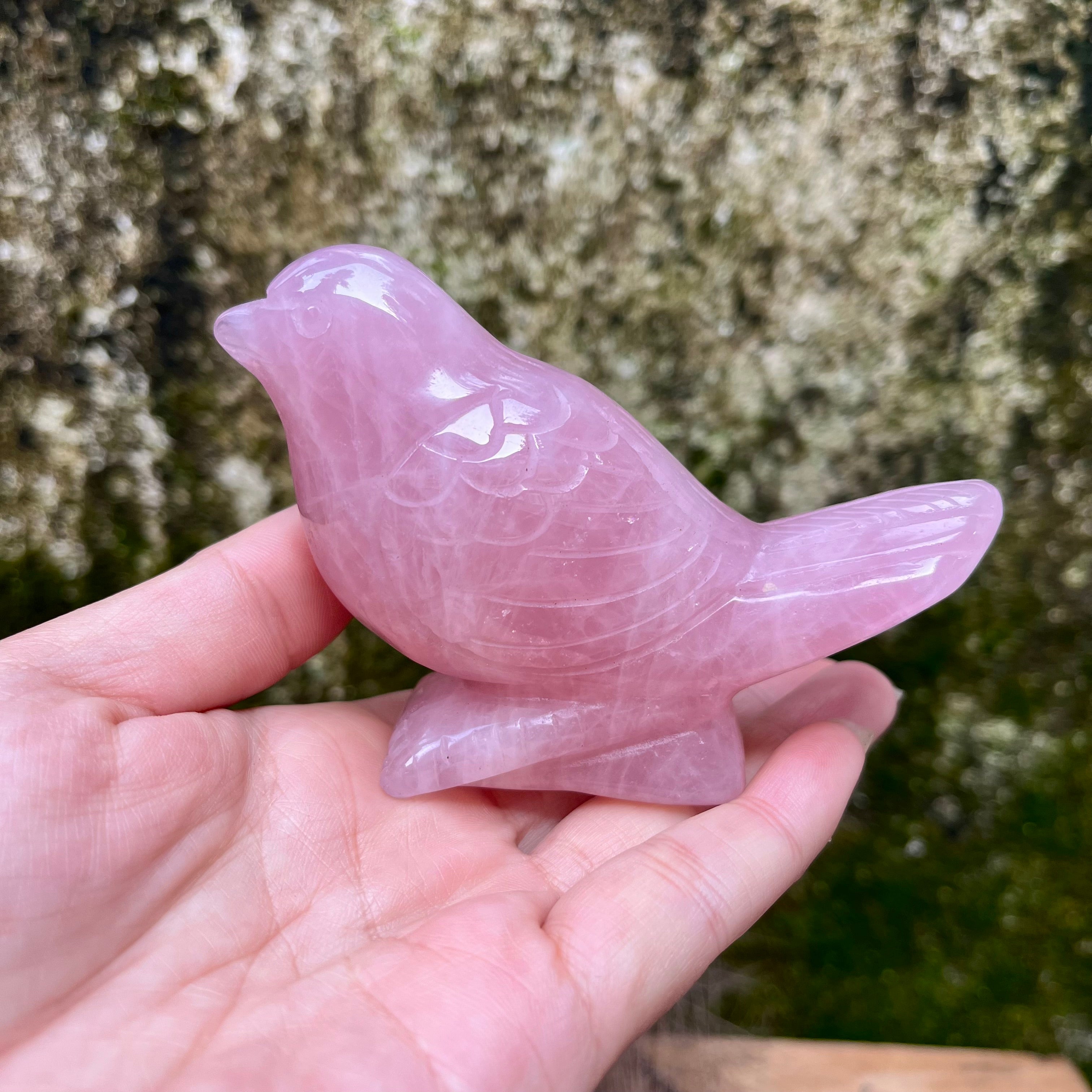 Natural Stone Bird Carving