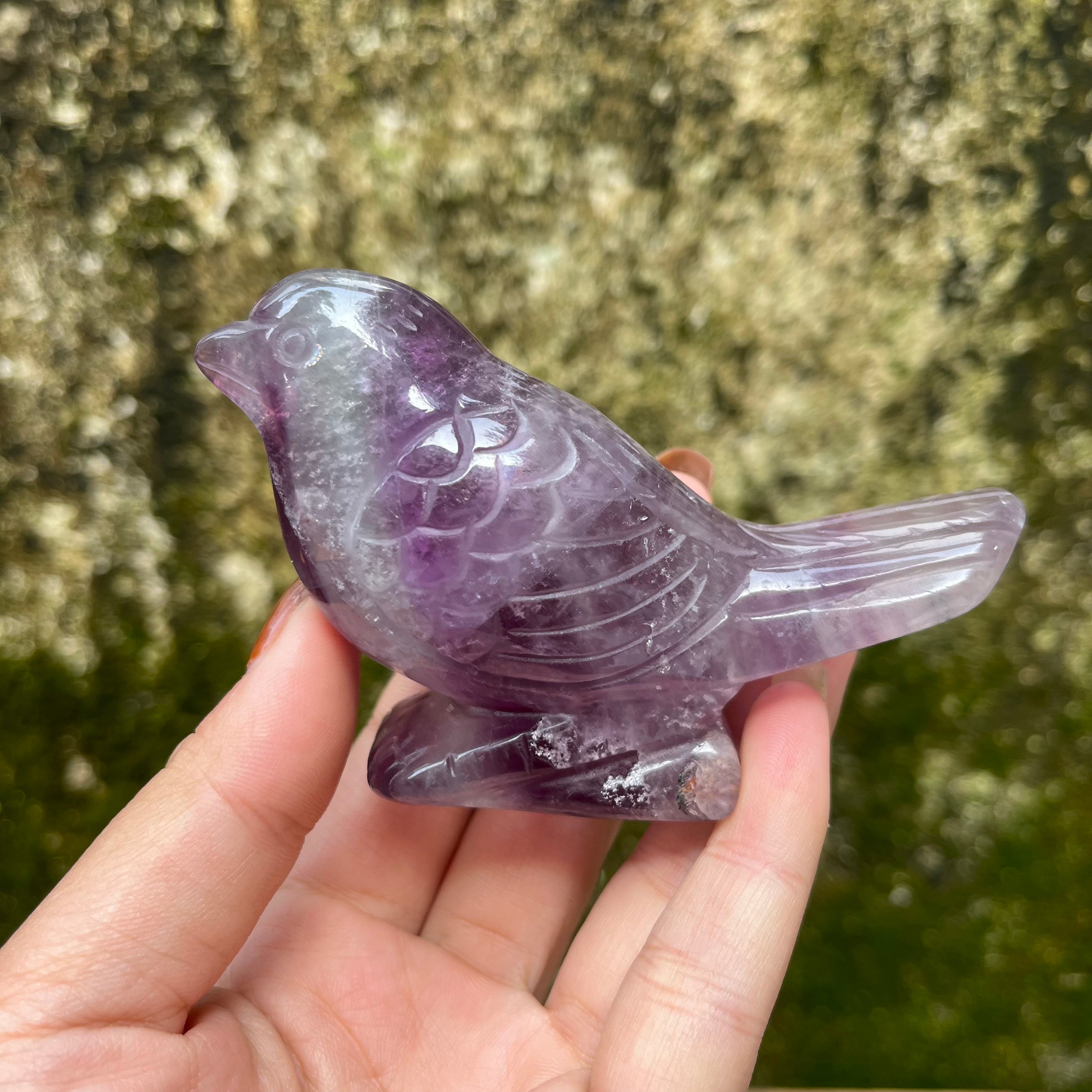 Natural Stone Bird Carving