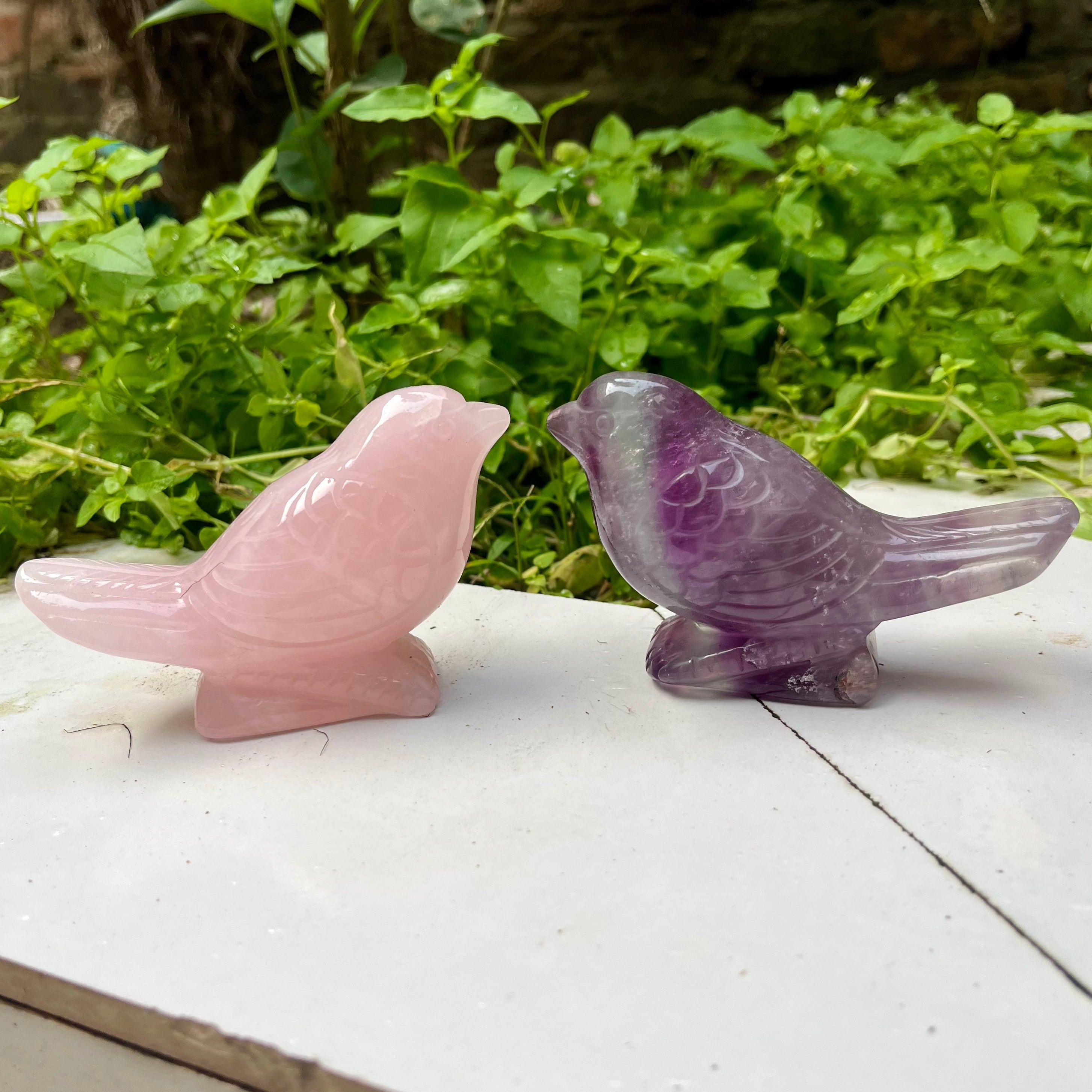 Natural Stone Bird Carving