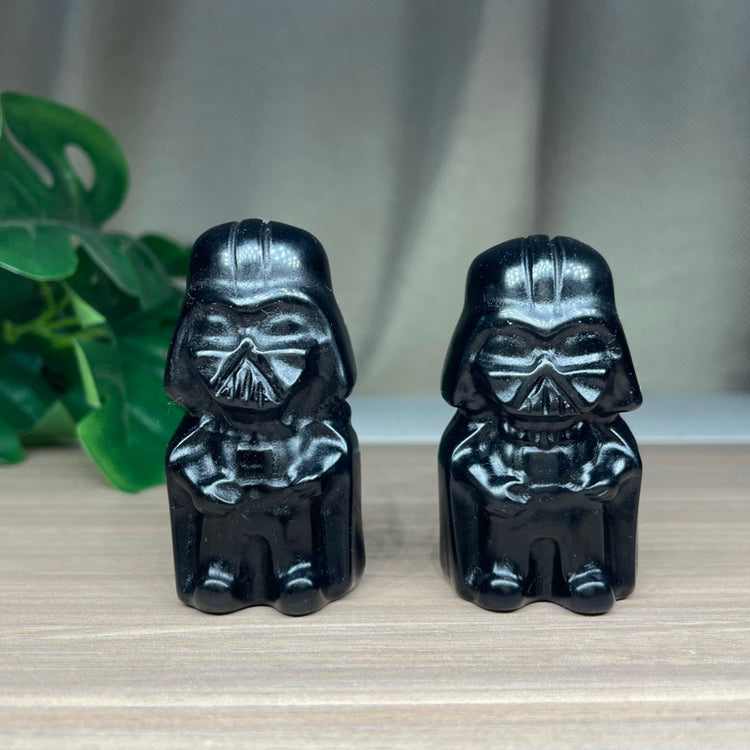 6CM Star Wars Darth Vader Natural Crystal Carving