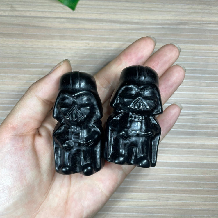 6CM Star Wars Darth Vader Natural Crystal Carving