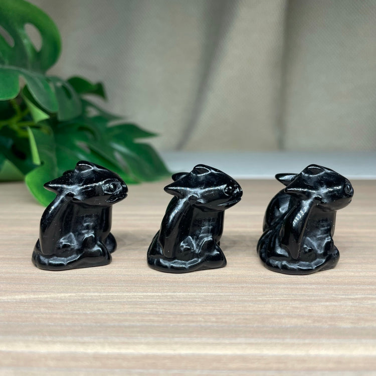 3.5CM How to Train Your Dragon Mini Toothless  Natural Crystal Carving