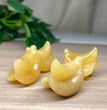 3CM Mini Banana Natural Crystal Carving