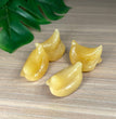 3CM Mini Banana Natural Crystal Carving