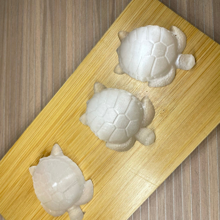 4CM Sea Turtles Selenite Natural Crystal Carving