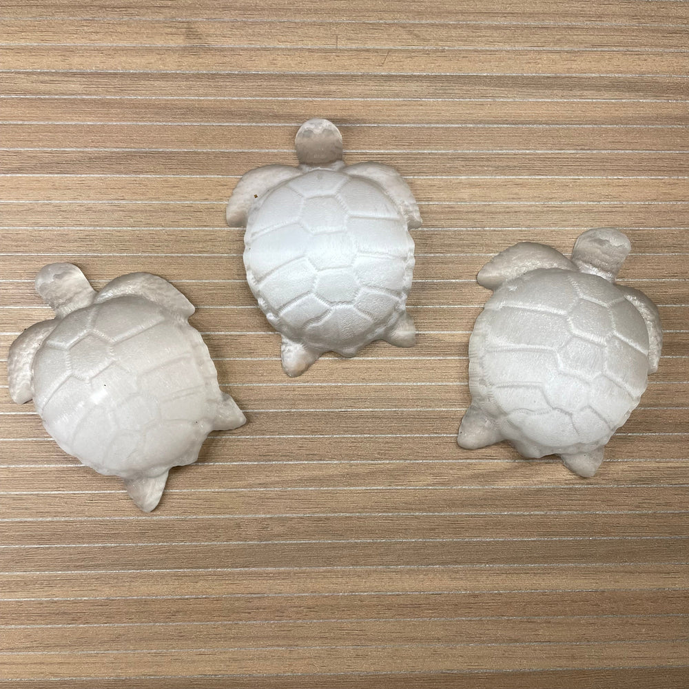 4CM Sea Turtles Selenite Natural Crystal Carving