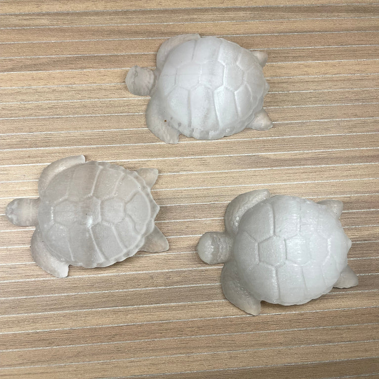 4CM Sea Turtles Selenite Natural Crystal Carving