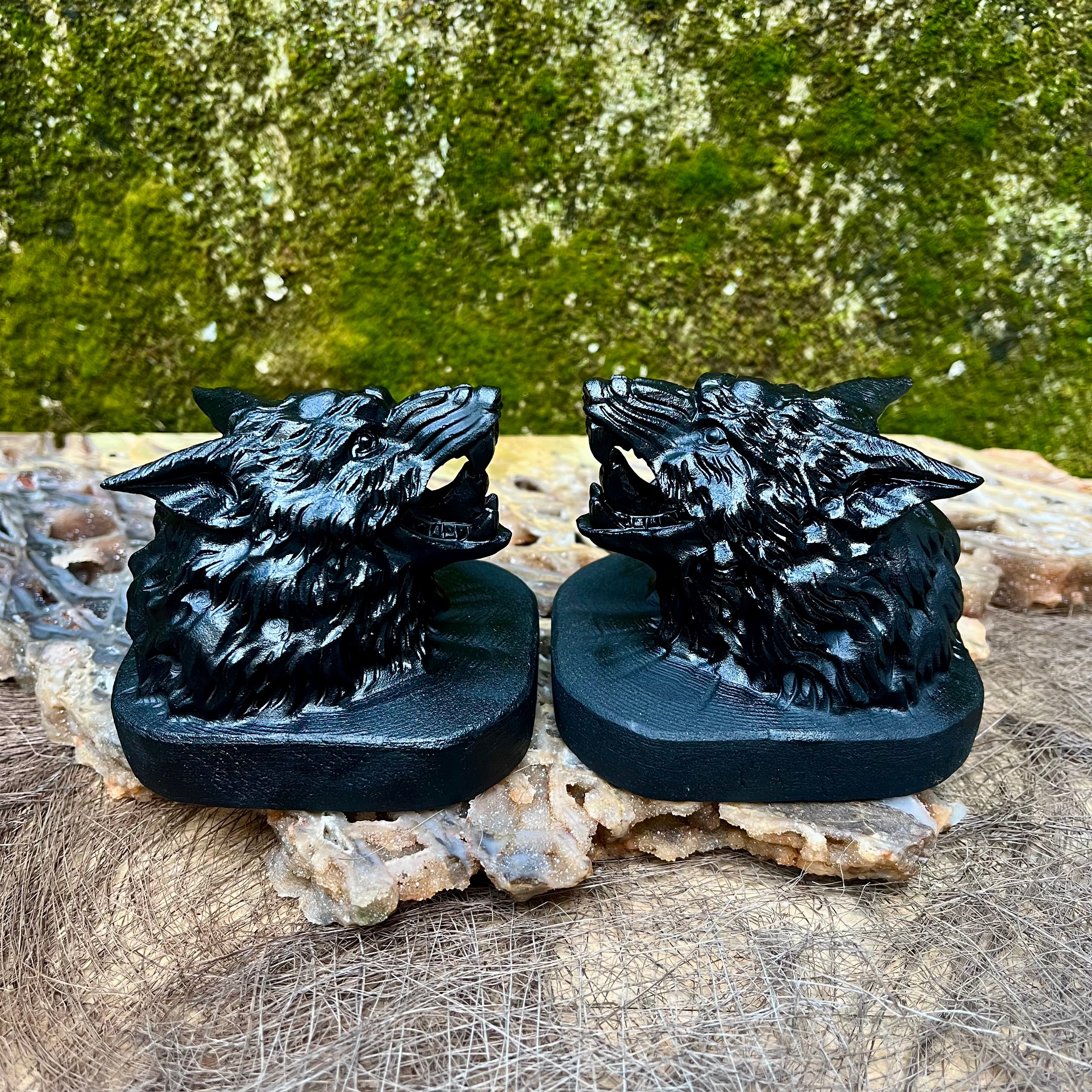 Wolf Head Carving Nice Details