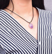 Natural Raw Amethyst Shoots Pendant Necklace Fashion Jewelry