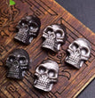 Natural Sheen Obsidian Skull Pendant Fashion Jewelry